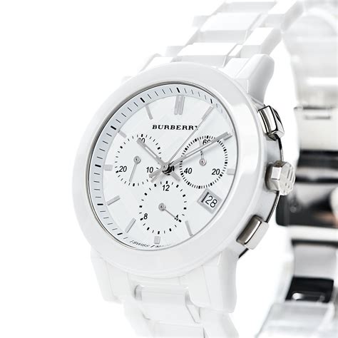 burberry white ceramic watch|burberry watches official website.